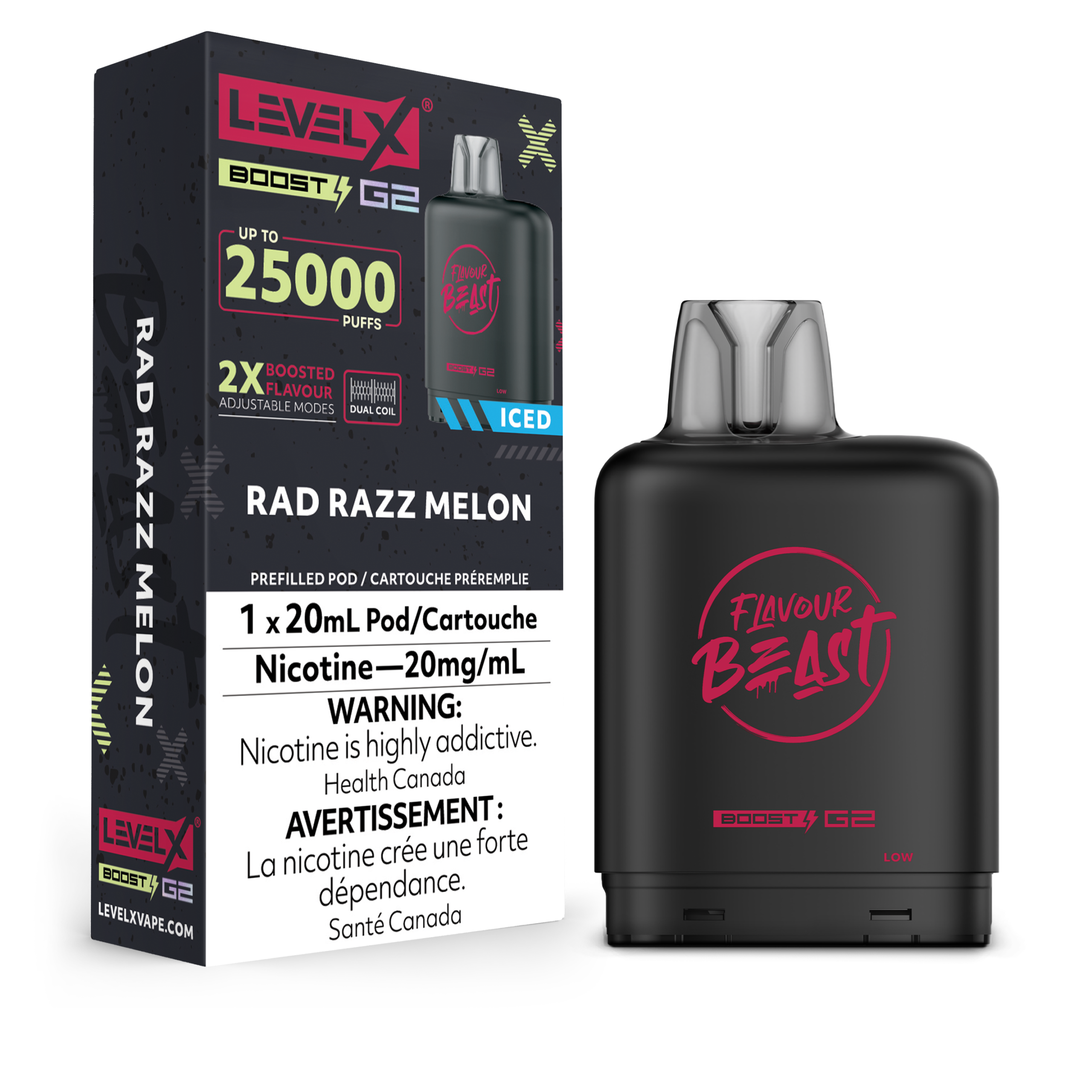 Level X Boost - Flavour Beast - Rad Razz Melon