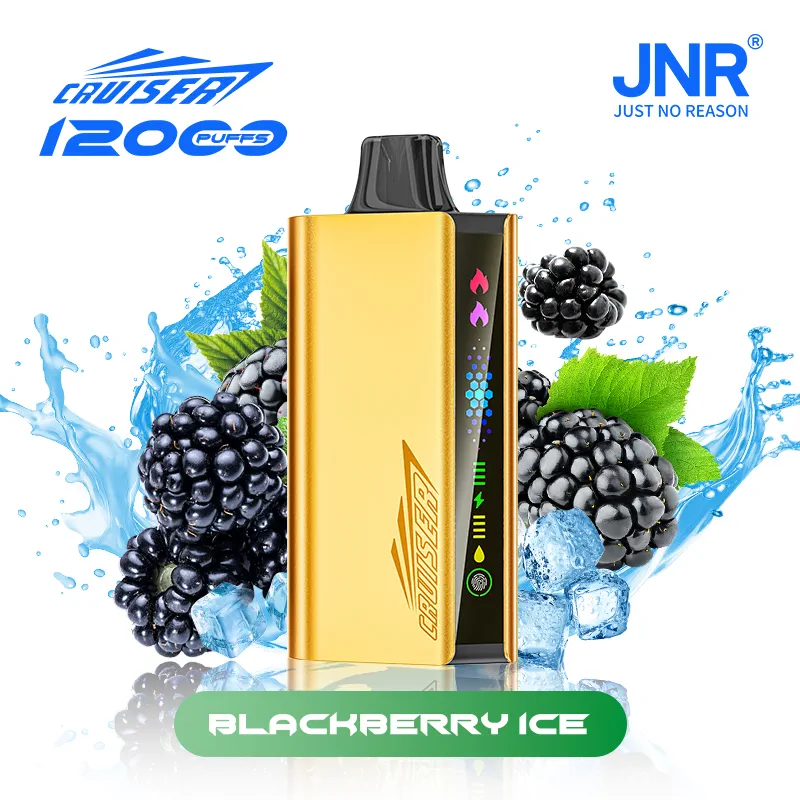 Blackberry Ice | JNR Cruiser Gold Disposable Vape 12000 Puffs