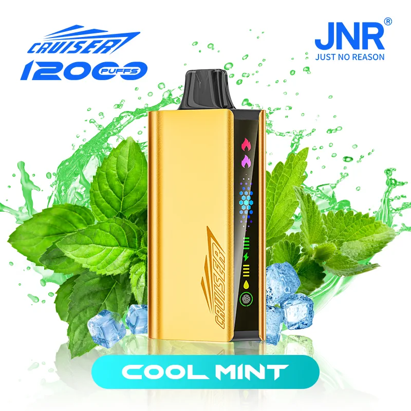 Cool Mint | JNR Cruiser Gold Disposable Vape 12000 Puffs