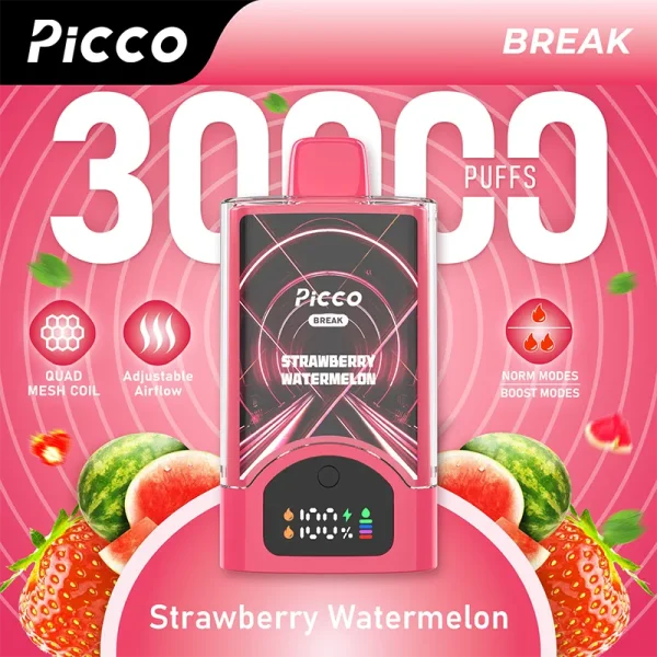 PICCO BREAK 30K Strawberry Watermelon