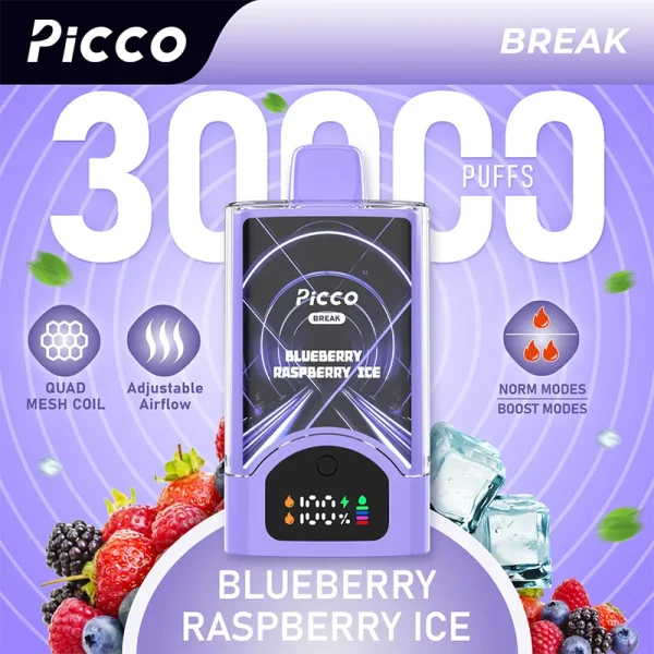 PICCO BREAK 30K Blueberry Raspberry Ice