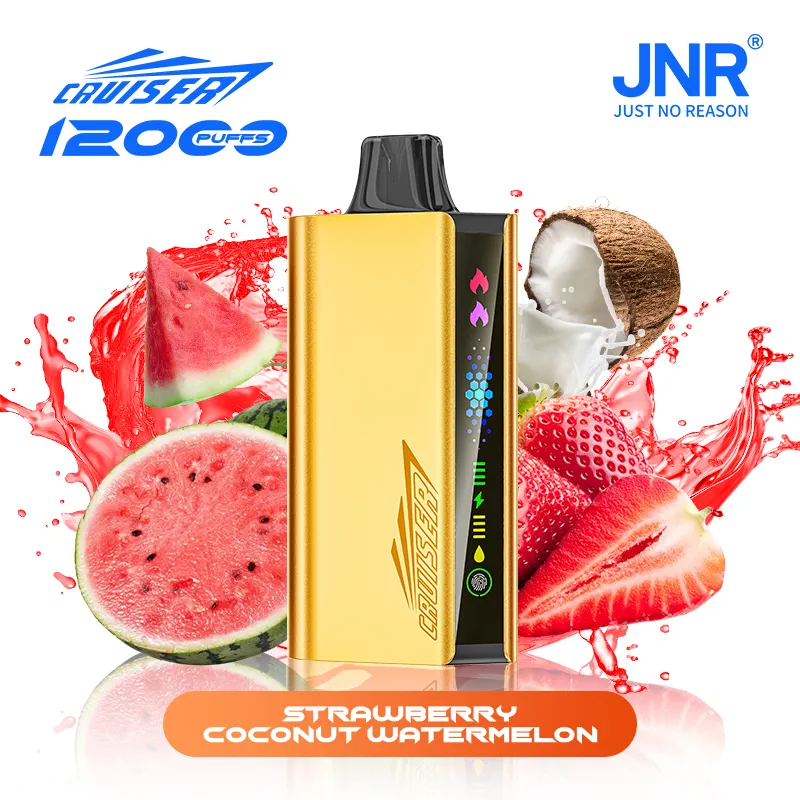 Strawberry Coconut Watermelon | JNR Cruiser Gold Disposable Vape 12000 Puffs